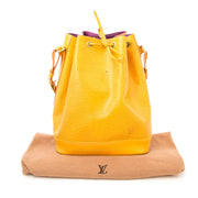 Louis Vuitton Big Noé Yellow Epi Leather Shoulder Bag