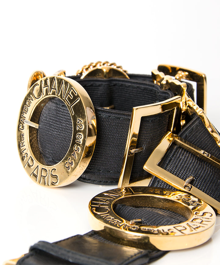 Chanel Buckle Belt Antwerpen LabelLOV België veilig online shoppen winkelen tweedehands authentieke luxemerken luxe luxetassen designer ontwerpers mode