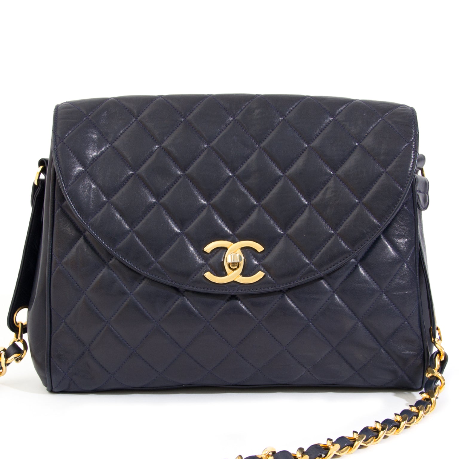 koop veilig online tweedehands chanel classic flap bag aan de beste prijs webshop labellov