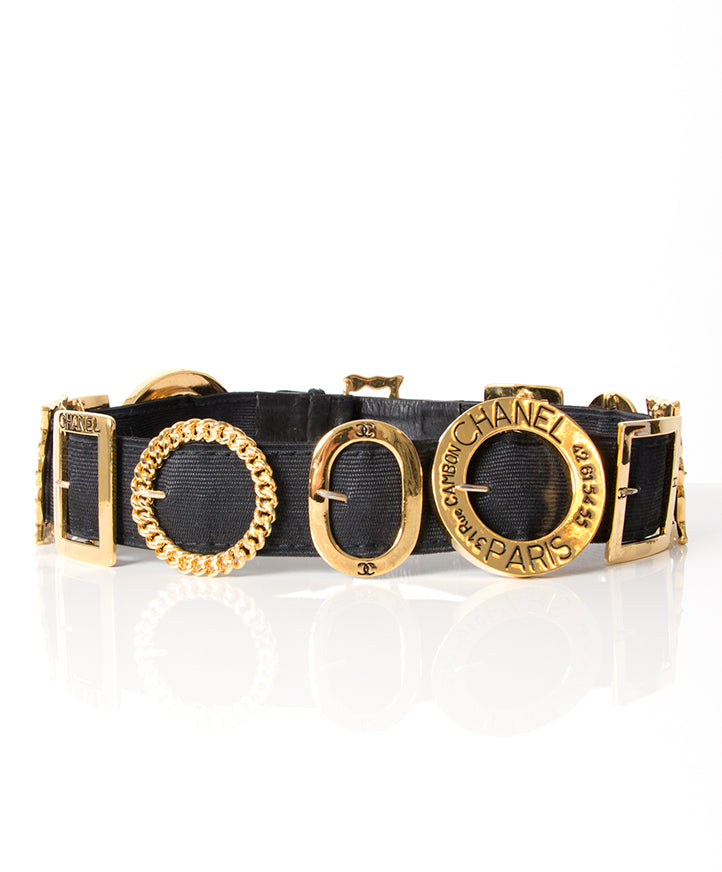 Chanel Buckle Belt seconde main authentique en ligne shopping marques designer sacs ceinture mode en vogue webshop shopping Anvers Belgique LabelLOV