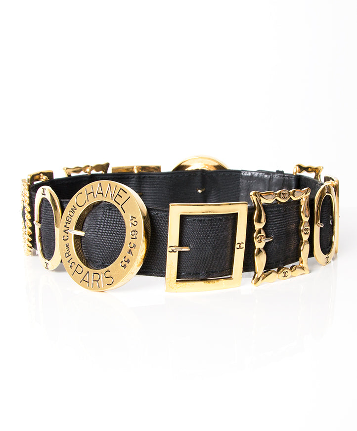 Chanel Buckle Belt authentic secondhand designer luxury labels items brands high-end online safe shopping webshop Antwerp Belgium LabelLOV fashion style