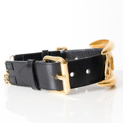Chanel Eighties Gladiator Plaque Belt seconde main authentique en ligne shopping LabelLOV Anvers Belgique en vogue mode marques designer