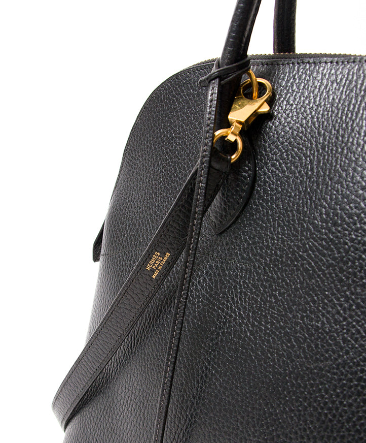 Hermes Bolide 35 Black Top Handle Shoulder Strap Bag GHW. koop veilig en snel 100% authentieke hermes birkin NIEUW direct leverbaar online webshop labellov