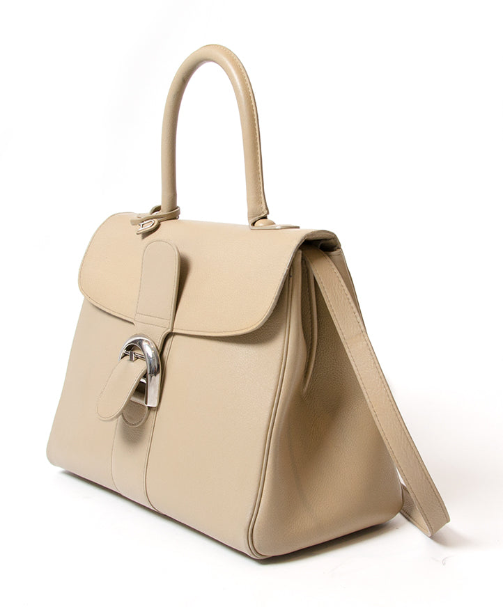 Delvaux Brillant MM Jumping 'Plume' Bag GHW. koop veilig tweedehands designer vintage Delvaux aan de beste prijs, snel een veilig