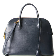 Hermès Bolide 35 Navy Blue Bag seconde main authentique shopping en ligne webshop Anvers Belgique LabelLOV designer marques luxe sacs en vogue mode