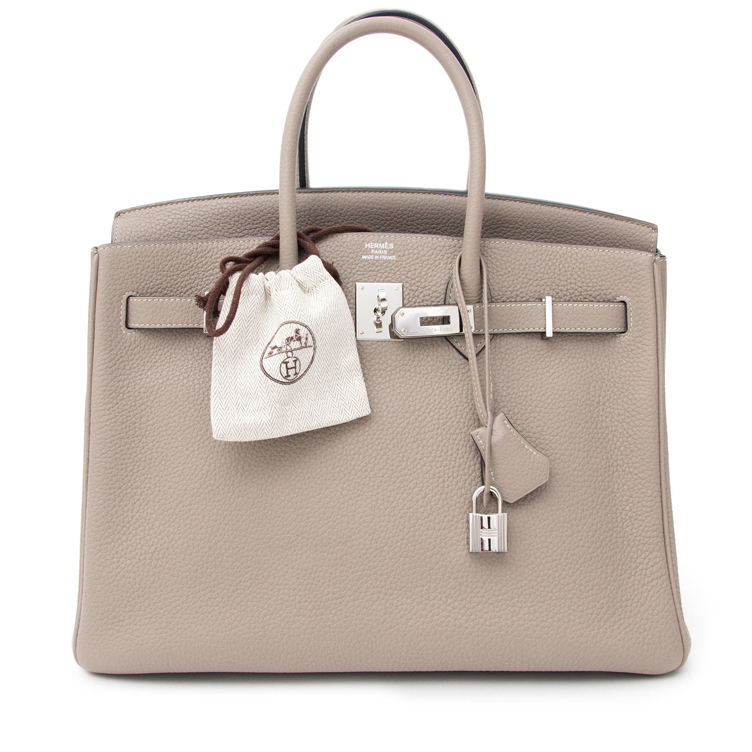 Hermès Birkin Gris Tourterelle 35 Togo PHW seconde main en ligne acheter prix correcte