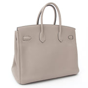 Hermès Birkin Gris Tourterelle 35 Togo PHW seconde hand online right price