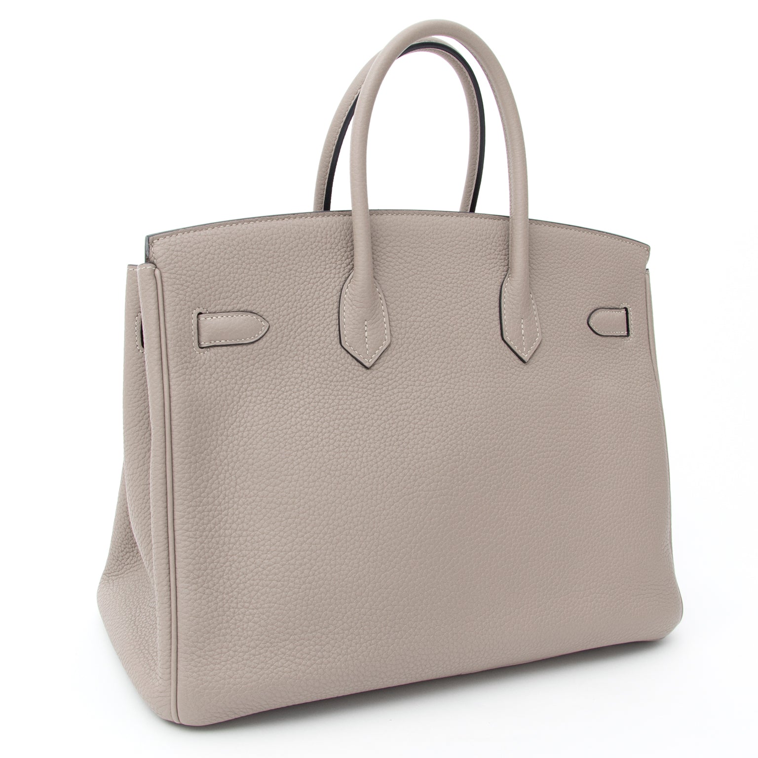 Hermès Birkin Gris Tourterelle 35 Togo PHW seconde hand online right price
