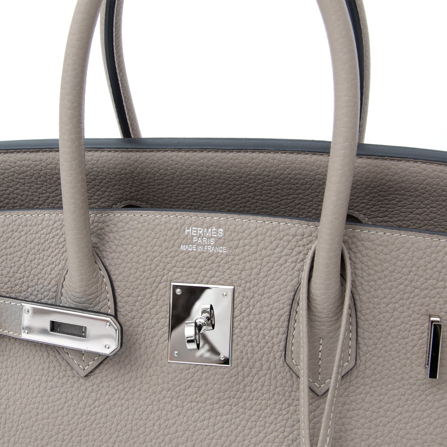 Safe and secure online shopping. Koop authentieke tweedehands Hermès birkin handtas grijs met juiste prijs bij LabelLOV.