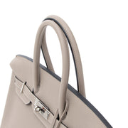 Hermès Birkin Gris Tourterelle 35 Togo PHW Authentieke tweedehands Hermès licht grijs Birkin