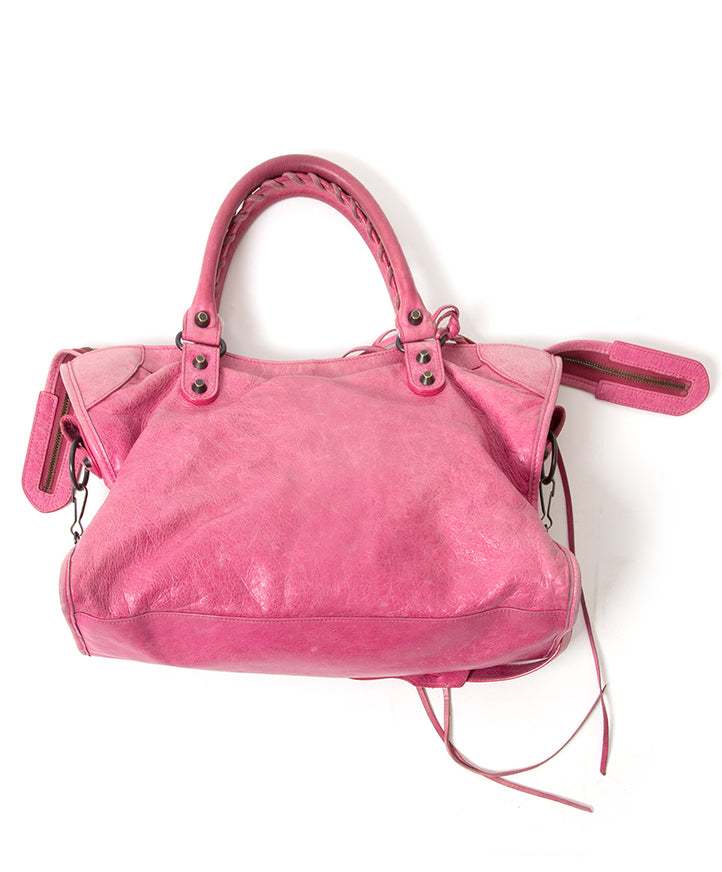 2de hands balenciaga city roos kopen aan de beste prijs Belgie, antwerpen shop labellov