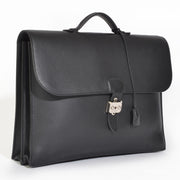 Preowned Hermes Sac à Dépêches Briefcase Togo Black PHW. Shop secondhand Hermes Clutches at LabelLOV vintage webshop. Safe and secure online shopping!
