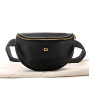 delvaux black belt bag now for sale at labellov vintage fashion webshop belgium