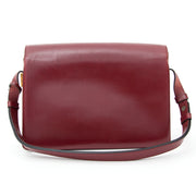 Delvaux Burgundy Madame Shoulder Bag secondhand authentic safe online shopping webshop fashion style Antwerp Belgium LabelLOV designer high end luxury labels brands