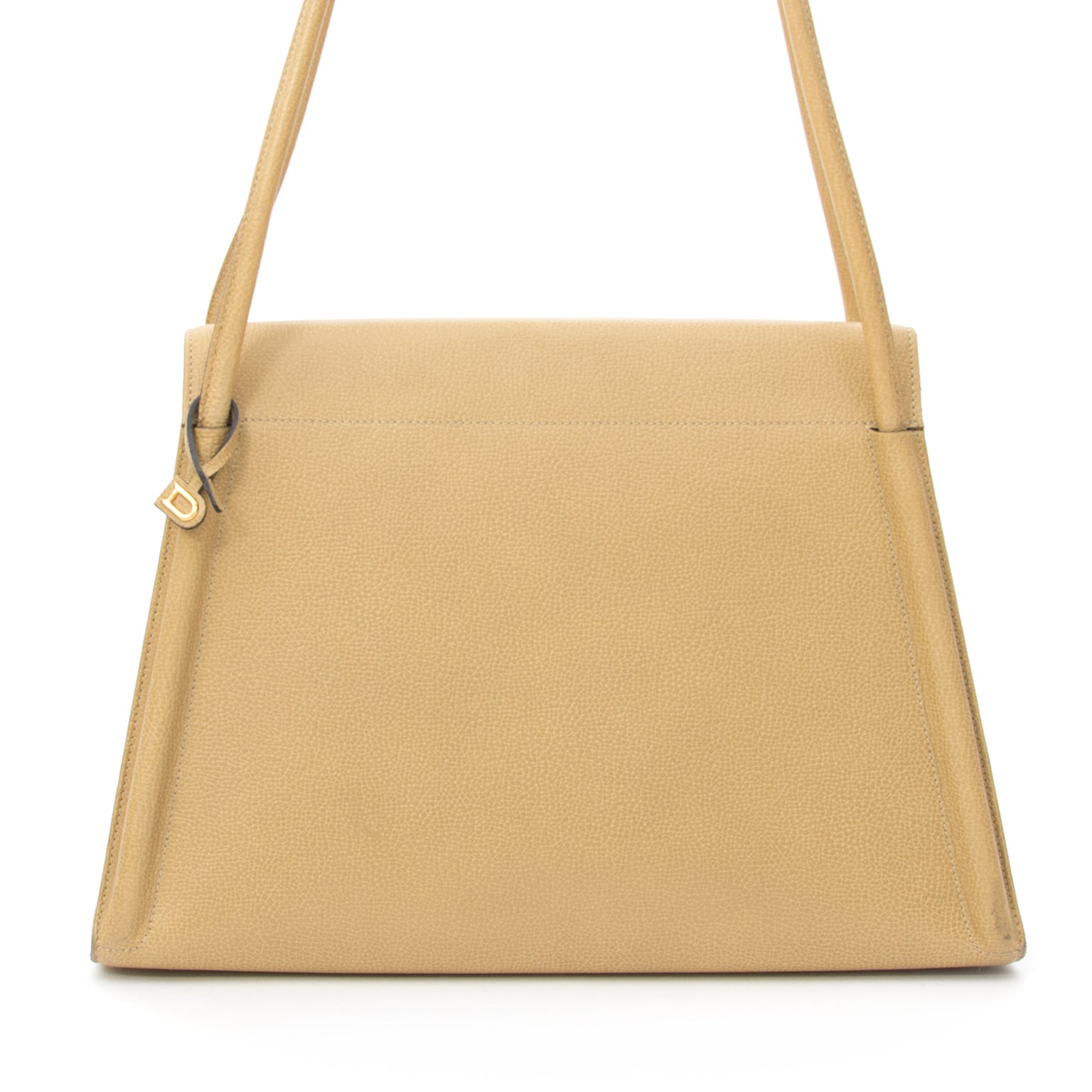 Delvaux Sand Ecru Vintage Shoulder Bag Koop tweedehands Delvaux handtassen bij LabelLOV vintage webshop. Veilig winkelen tegen de juiste prijs.