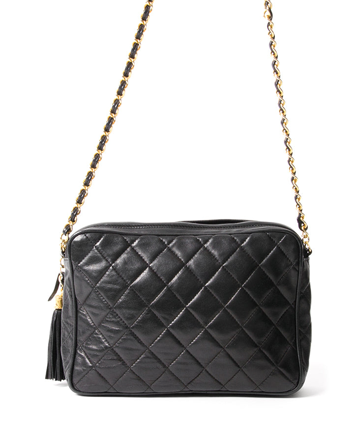 Chanel Quilted Tassel Bag tweedehands authentiek veilig online shoppen webshop Antwerpen België LabelLOV merken designer ontwerpers