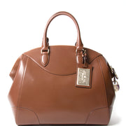Ralph Lauren Brown Small Bedford Bag authentic secondhand safe online shopping fashion bag LabelLOV webshop Antwerp Belgium it bag designer bag brand high end labels fashion luxury brands