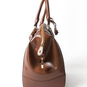 Ralph Lauren Brown Small Bedford Bag luxe seconde main authentique en ligne webshop Anvers belgique LabelLOV marques designer en vogue mode shopping