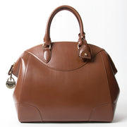 Ralph Lauren Brown Small Bedford Bag authentiek tweedehands mode online shoppen winkelen veilig Antwerpen België LabelLOV mode designer ontwerper tassen
