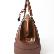 Ralph Lauren Brown Small Bedford Bag authentic secondhand safe online shopping fashion bag LabelLOV webshop Antwerp Belgium it bag designer bag brand high end labels fashion luxury brands