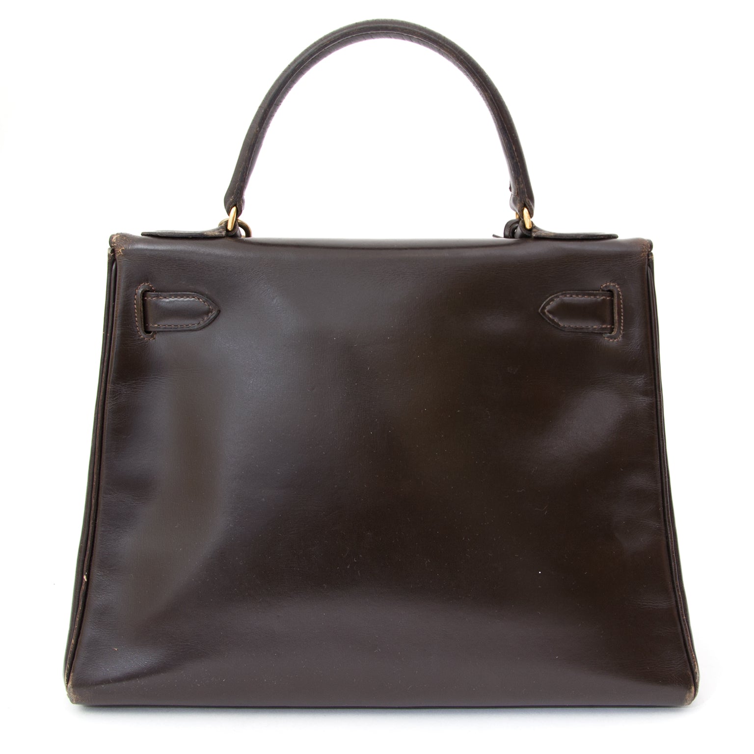 Hermès Kelly Boxcalf Brown GHW Acheter en ligne comme neuf Hermes Kelly bag. Koop veilig online net als nieuw 100% authentieke Hermes