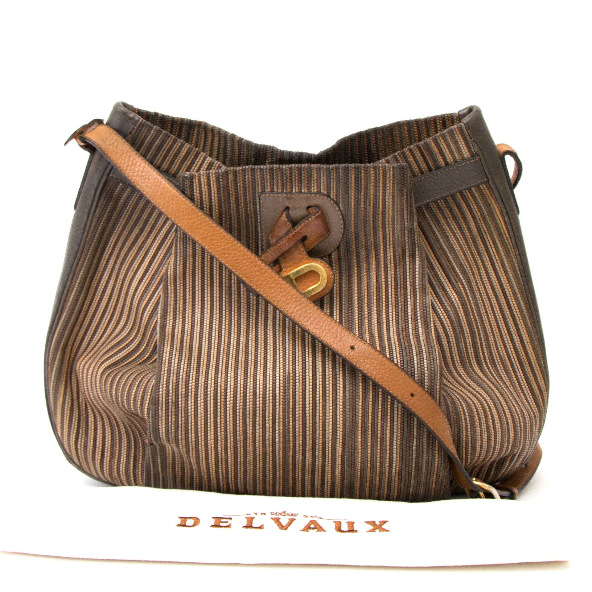 Delvaux Toie de Cuire 'Banniere' Shoulder Bag for sale online at Labellov