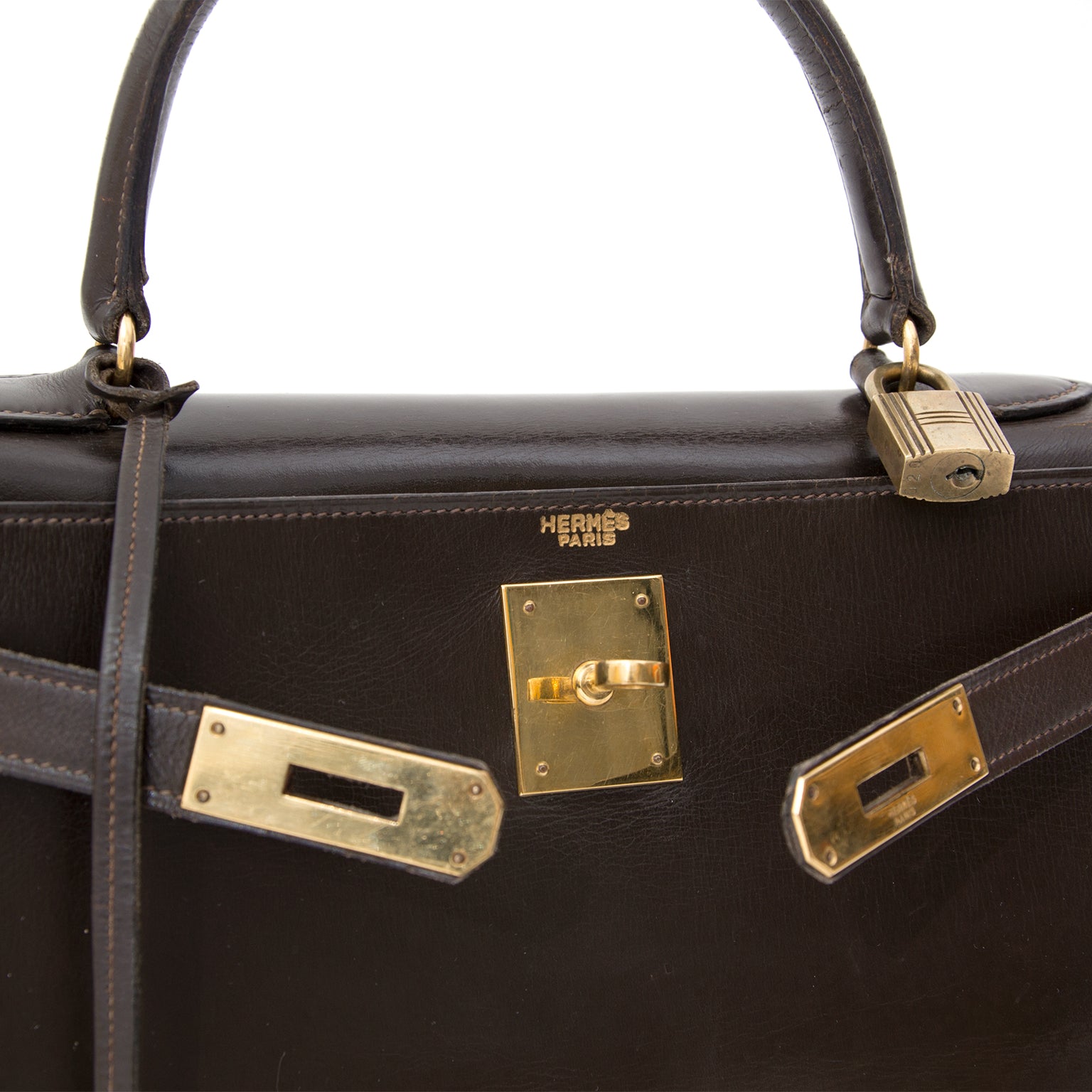 Hermès Kelly Boxcalf Brown GHW Brand new, storebought Hermès bag