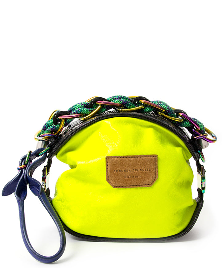 Proenza Schouler Limited Edition Neon Small Bag authentic secondhand safe online shopping webshop Belgium Antwerp LabelLOV fashion style high end labels luxury brands designer