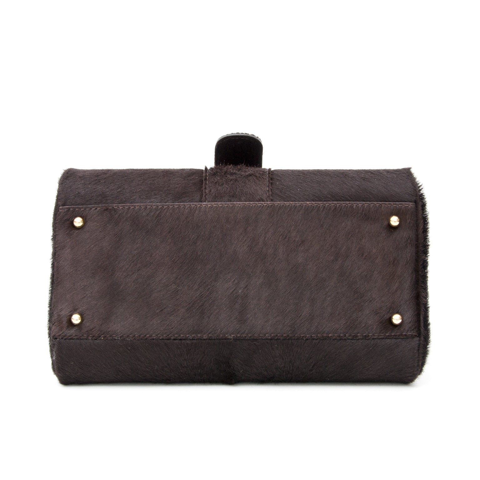 acheter en liigne seconde main sac a main Delvaux Café Pony Hair Brillant PM