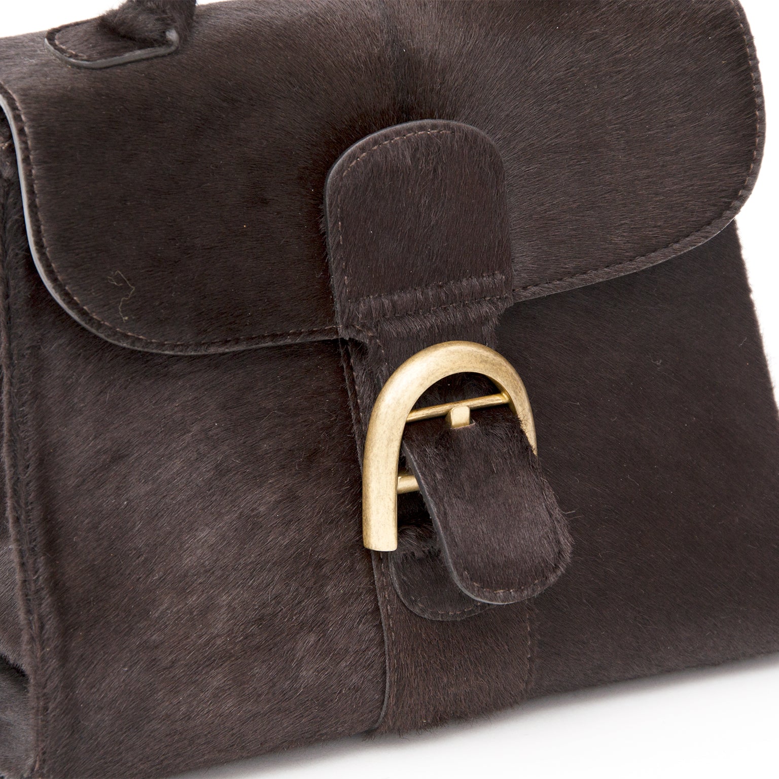 Delvaux Café Pony Hair Brillant PM webshop worldwide shipping 100% authentic secondhand luxury