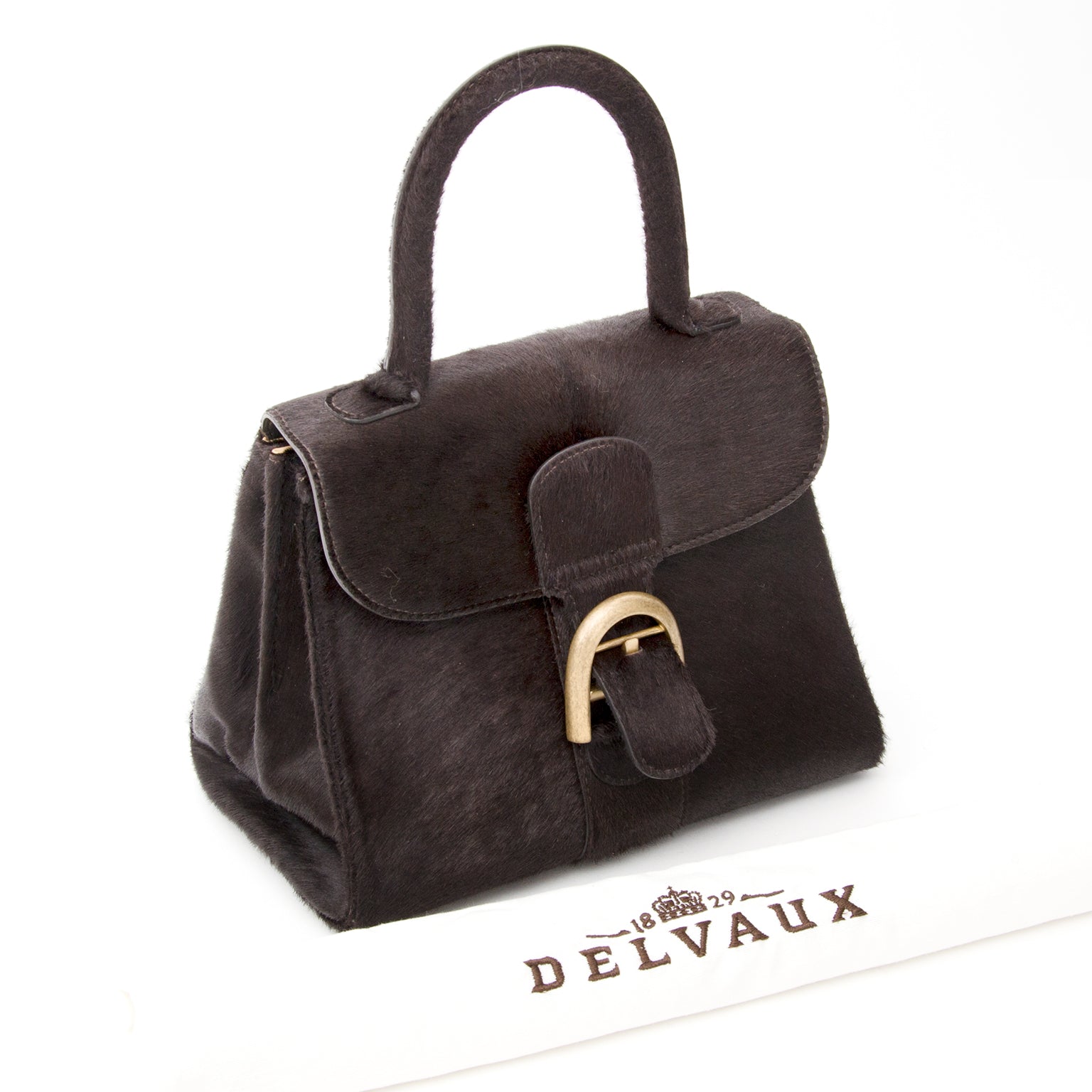 Delvaux Café Pony Hair Brillant PM webshop worldwide shipping 100% authentic