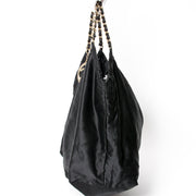 Chanel Satin Coco Cabas Tote authentiek tweedehands veilig online shoppen winkelen online webshop LabelLOV Antwerpen België mode stijl luxemerken luxe designer ontwerper