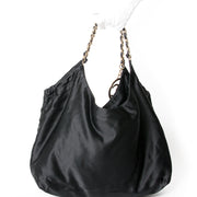 Chanel Satin Coco Cabas Tote authentiek tweedehands veilig online shoppen winkelen online webshop LabelLOV Antwerpen België mode stijl luxemerken luxe designer ontwerper