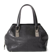 Chanel black leather handbag authentic online buy webshop