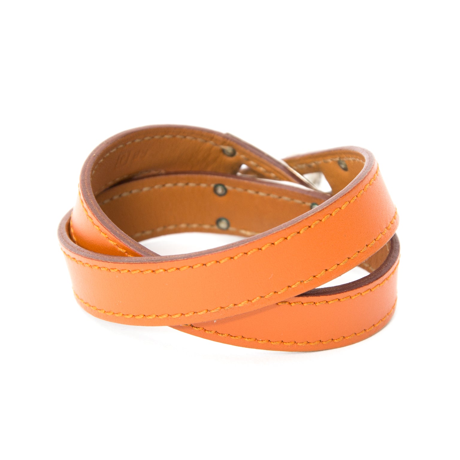 Shop safe online secondhand designer Hermes Kelly Double Tour Bracelet best price worldwide shipping, achter secure seconde main authentic bracelet Hermes Kelly Double Tour Bracelet. Koop veilig online tweedehands Hermes Kelly Double Tour Bracelet