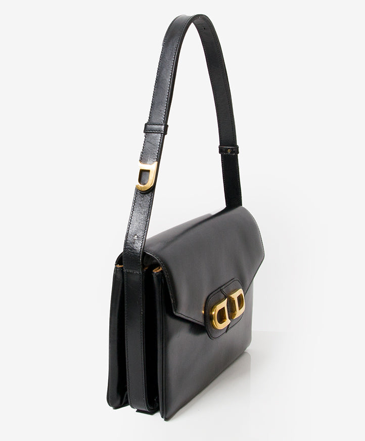 acheter en ligne seconde main occasion Delvaux D sac a epaule noir pour le meilleur prix 100% fiable Belgique