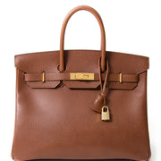 koop veilig online tweedehands designer vintage hermes noisette birkin vintage like new, best price