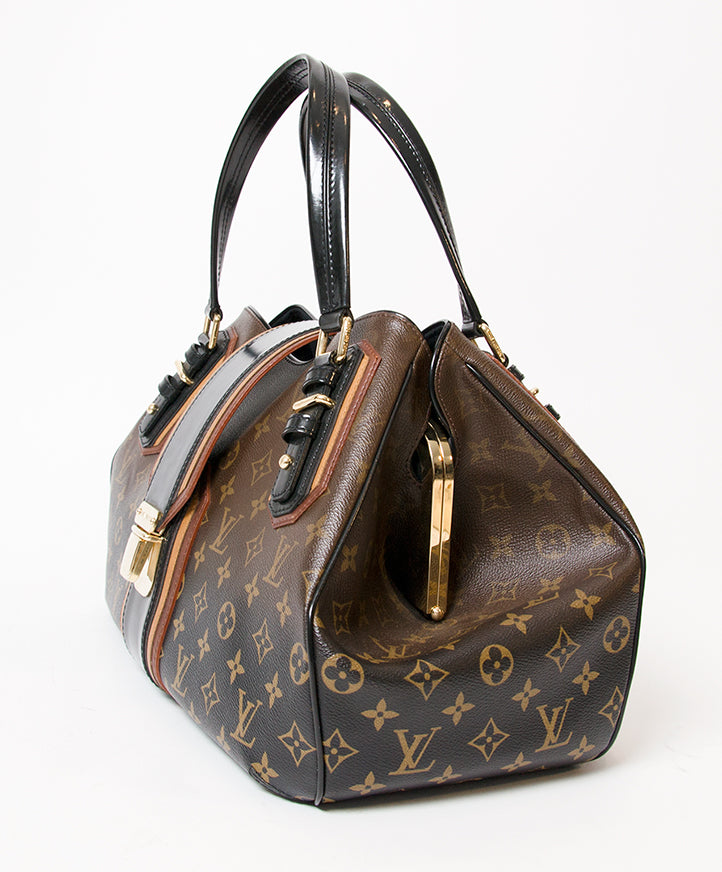 en ligne seconde main occasion Louis Vuitton Limited Edition Noir Monogram Mirage Griet Bag