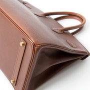 designer vintage hermes noisette birkin 35 als nieuw online webshop labellov, antwerpen, België