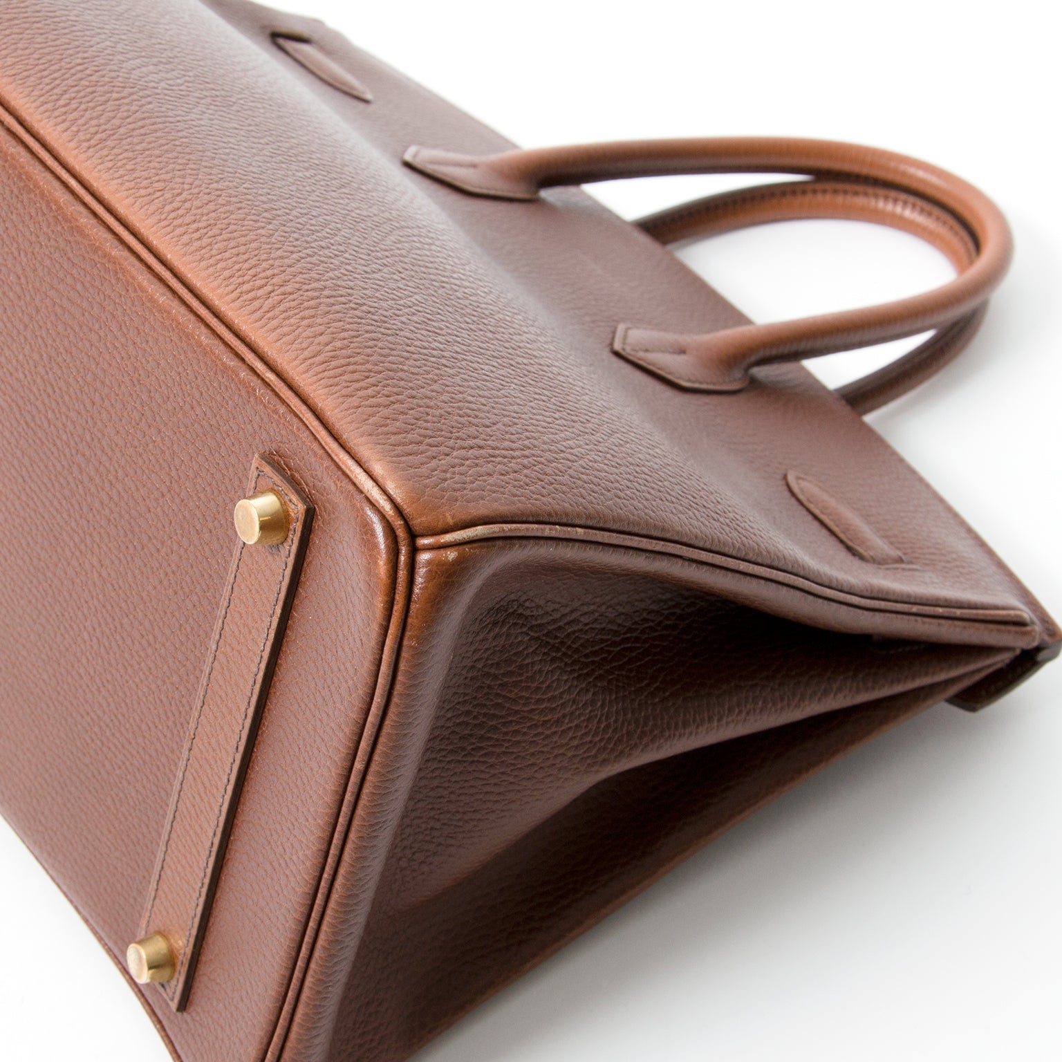 designer vintage hermes noisette birkin 35 als nieuw online webshop labellov, antwerpen, België
