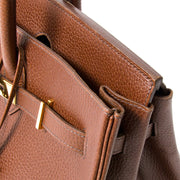 buy safe online secondhand designer vintage Hermes Birkin 35 ghw net als nieuw
