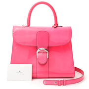 RARE BRAND NEW Pink Fluorescent Handbag worldwide shipping Delvaux , belgium , antwerp labellov.com