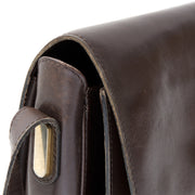 acheter seconde main sac a main Delvaux Dark Brown Bourgogne Shoulder Bag comme neuf pour le meilleur prix