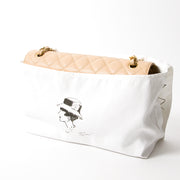 Chanel Nude Caviar Jumbo Double Flap Bag secondhand authentic safe online shopping webshop flap bag Antwerp Belgium LabelLOV labels high end brands designer it bag luxury fashion