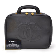 acheter en ligne seconde main Chanel Caviar Leather Vanity Case pour le meilleu prix