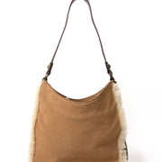 Ugg Shearling Suede Shoulder Bag authentic secondhand vintage designer luxury bags brands safe online shopping webshop Belgium Antwerp LabelLOV shopping right price
