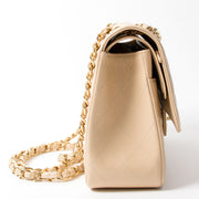 Chanel Nude Caviar Jumbo Double Flap Bag secondhand authentic safe online shopping webshop flap bag Antwerp Belgium LabelLOV labels high end brands designer it bag luxury fashion