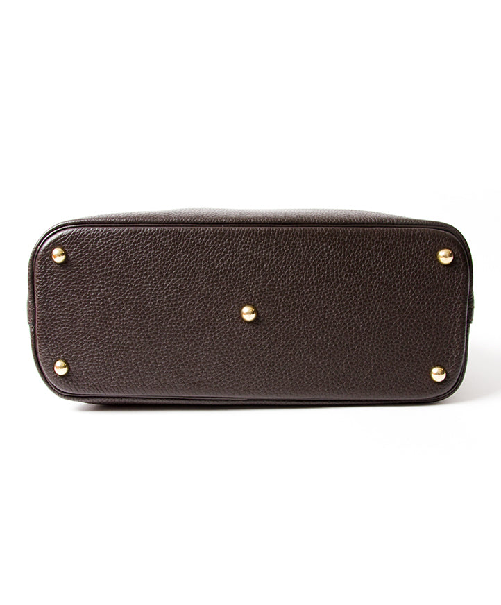 Hermès Bolide 35 Chocolat Brown Clemence authentiek tweedehands veilig online shoppen webshop Antwerpen België LabelLOV luxe luxemerken luxetassen merken ontwerpers designer