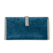 Brand New Hermes Bicolor Jige Pochette Suede Lizard net als nieuw online webshop labellov