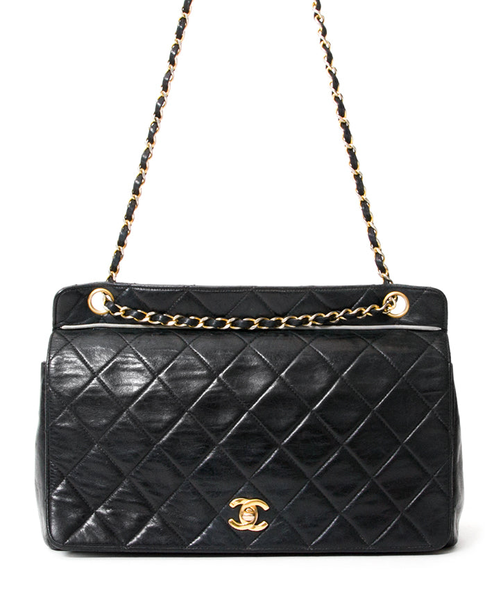 buy safe online secondhand designer vintage chanel quilted shoulder bag original unique vintage